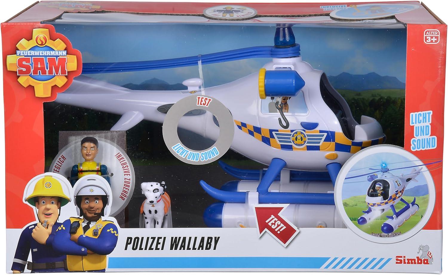 סמי הכבאי- וולבי המסוק המשטרתי עם אורות וצלילים+דמויות