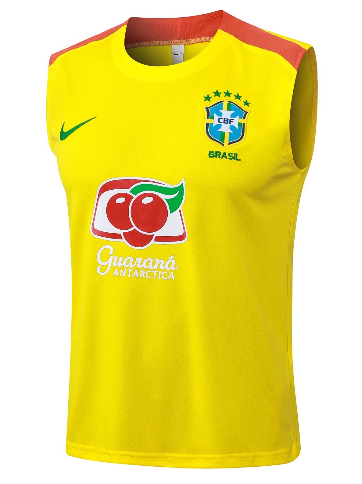 ברזיל גופיית אימון צהובה