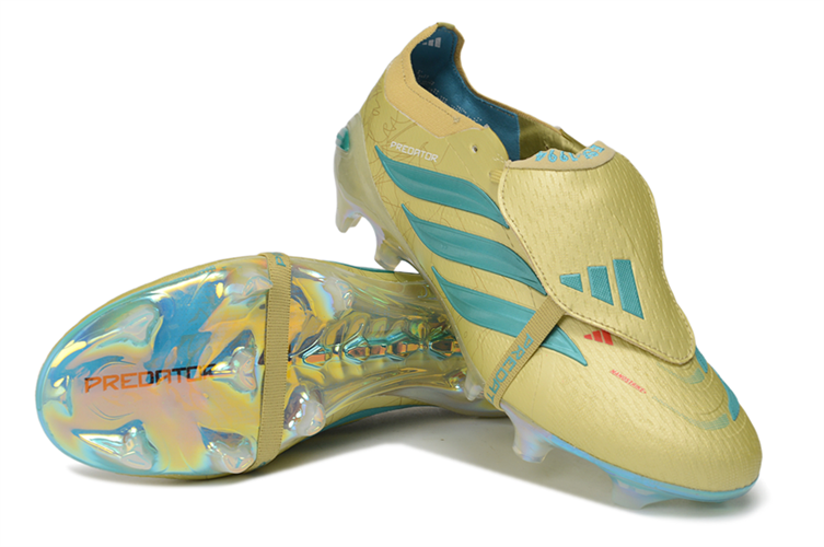 נעלי כדורגל אדידס Adidas Predator זהב טורקיז