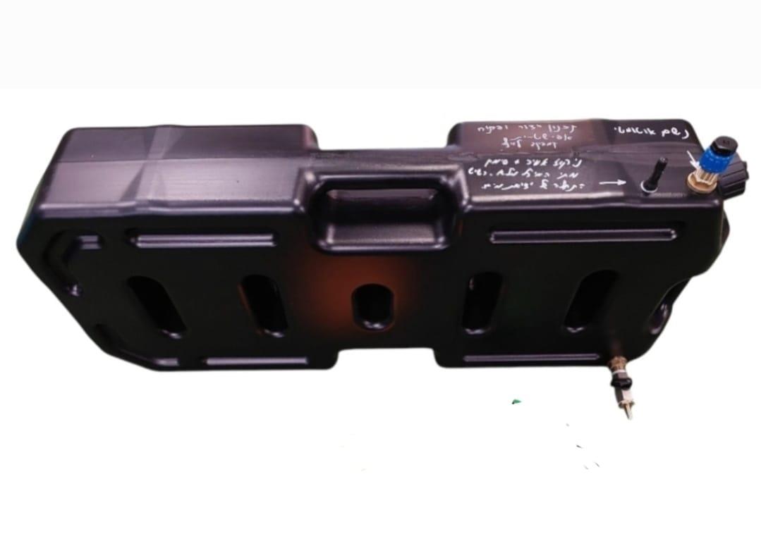 מיכל 30 ליטר להתקנה על הצד עם ברז נשם עליון והעתקת נקודת מילוי מעלה קמפינג לייף מיכל 30 ליטר להתקנה על הצד עם ברז נשם עליון והעתקת נקודת מילוי מעלה קמפינג לייף