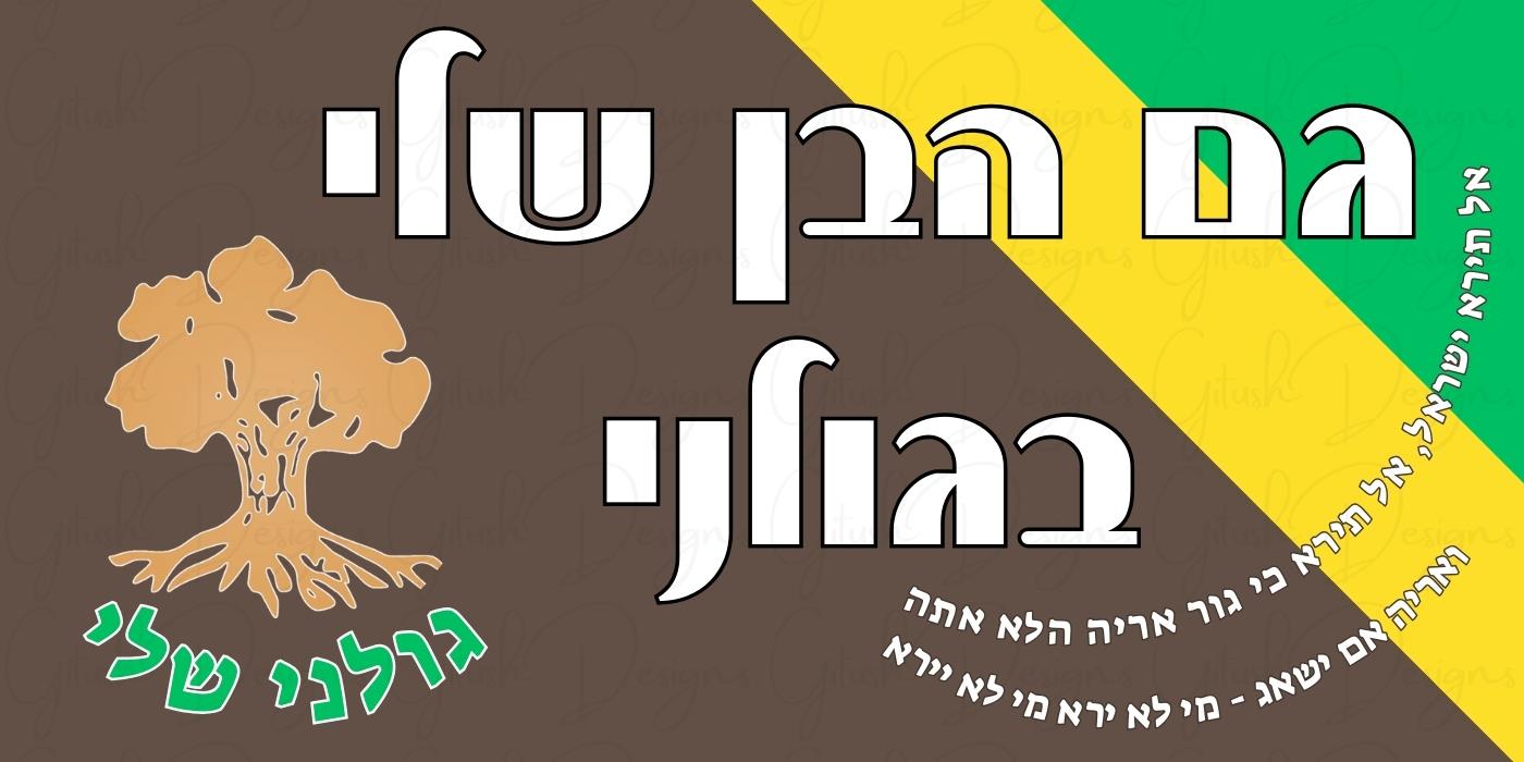 מדבקות לרכב יחידות מובחרות, מדבקות דקורטיביות לרכב גולני, מדבקות איכותיות לרכב, עיצובים של מדבקות גולני, מדבקות עם סמל צבאי