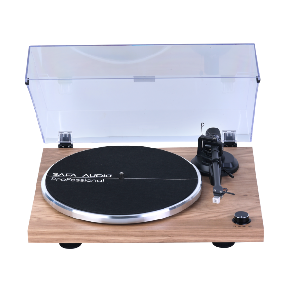 פטיפון מקצועי בלוטוס SAFA-H005 צבע אגוז בהיר פטיפון מקצועי בלוטוס SAFA-H005 צבע אגוז בהיר