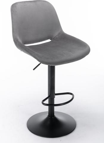 כסא בר מעוצב דגם קנזס צבע אפור