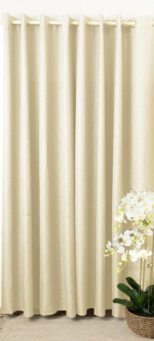 וילון דיווה חצי אטום צבע - שמנת קורדה