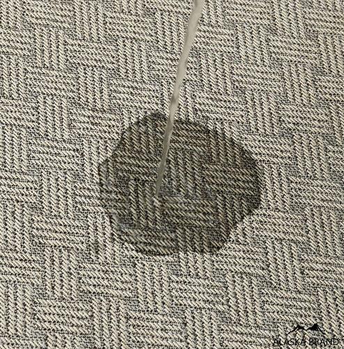 שטיח מטבח איכותי בתוספת גומי בתחתית דגם - נאוס שחור (מתנקה בקלות!)