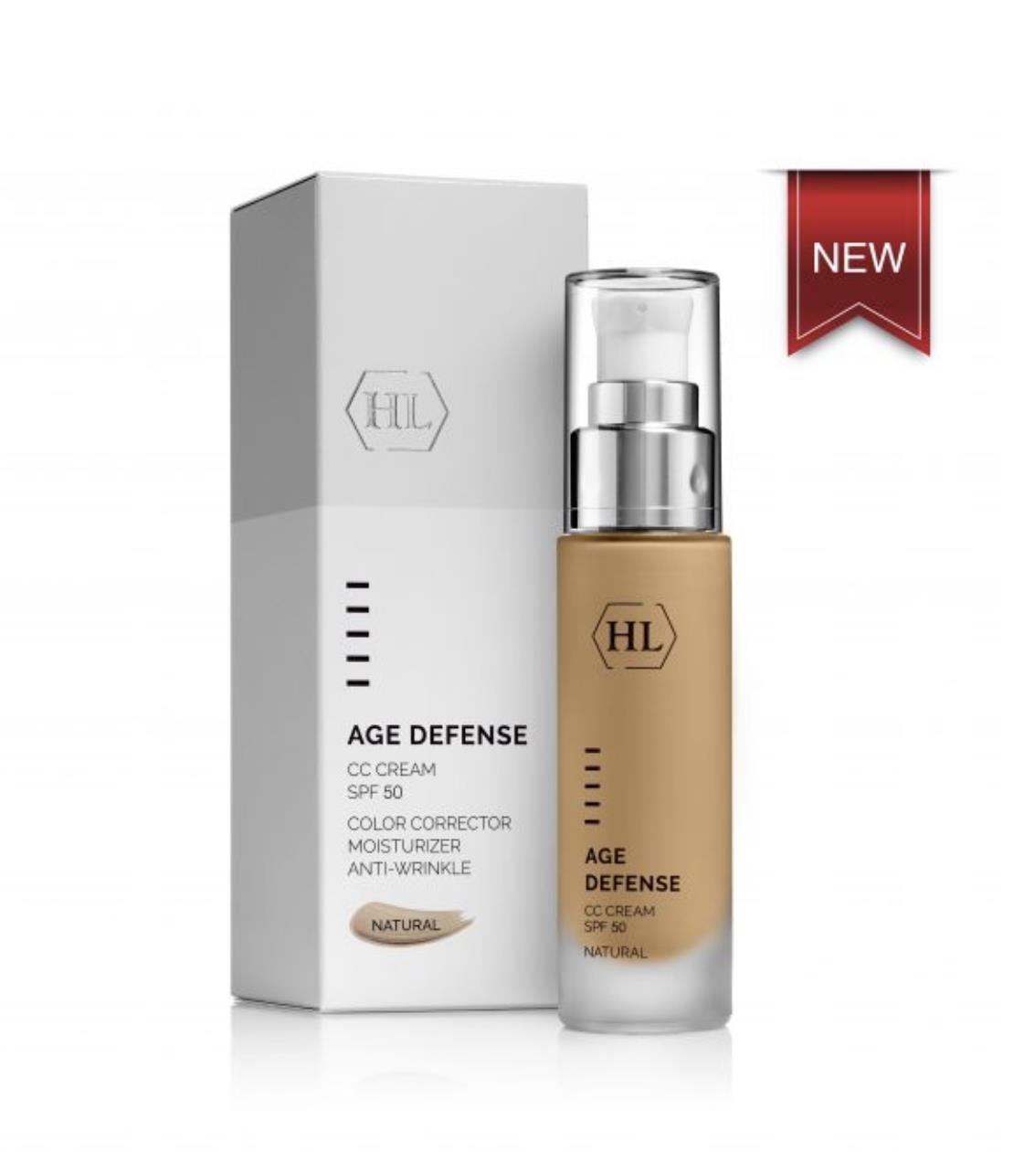 קרם CC נטורל SPF50 מסדרת אייג' דיפנס