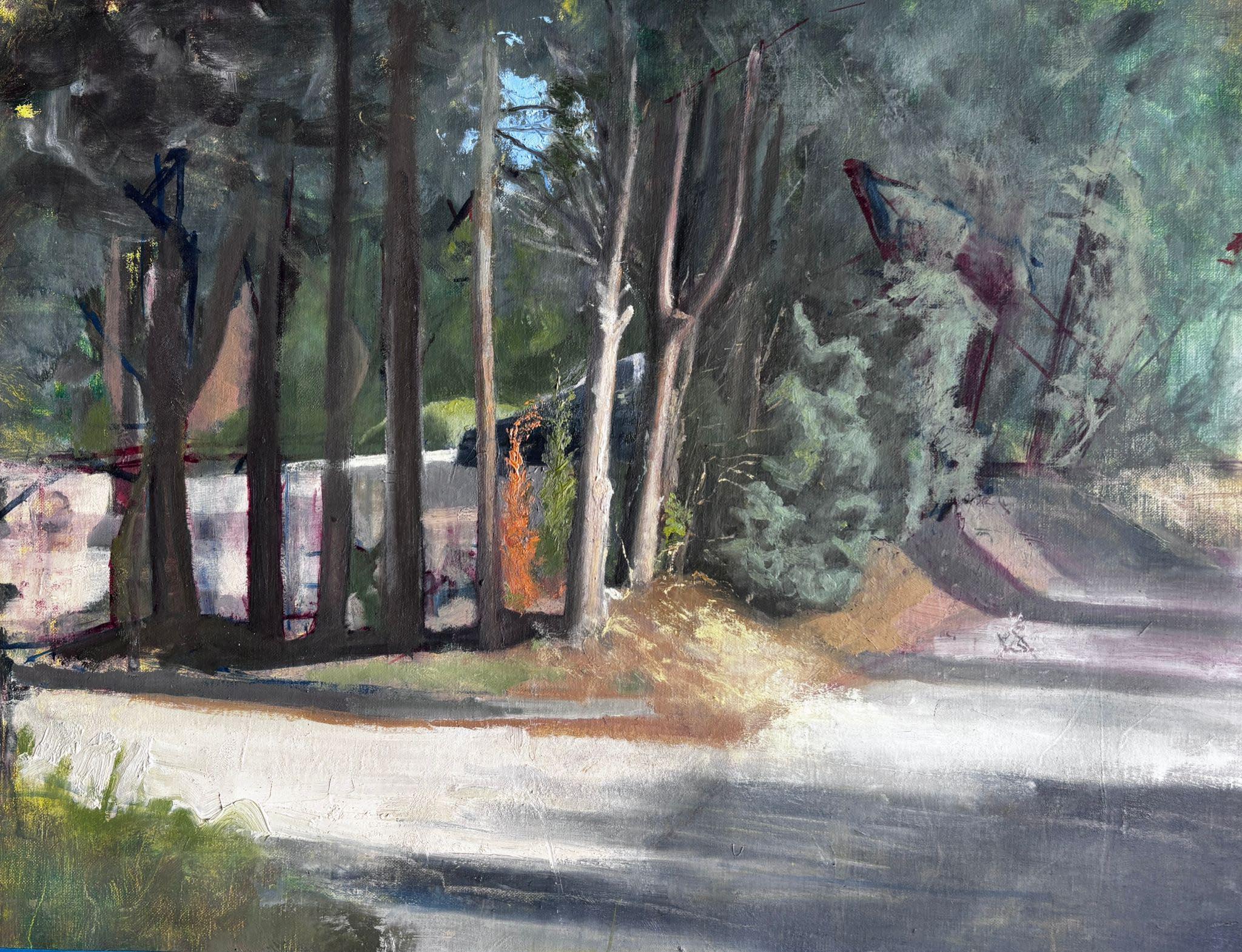 Trees, 2014, oil on canvas, 40x30 cm