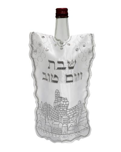 כיסוי לבקבוק יין סטן "ירושלים" 26 ס"מ