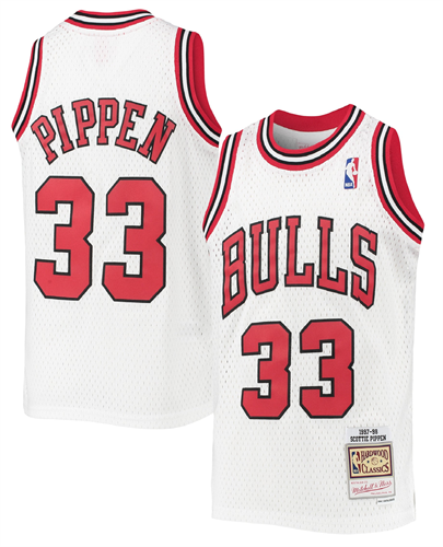 גופיית סקוטי פיפן לבנה NBA