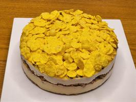 עוגת קראנץ' קורנפלקס - חלבי