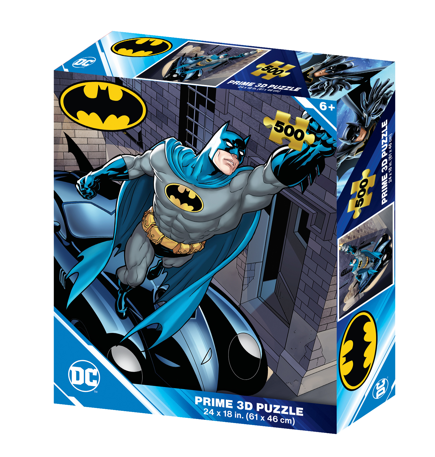 פאזל תלת מימד באטמן באטמוביל 500 חלקים מבית Prime 3D