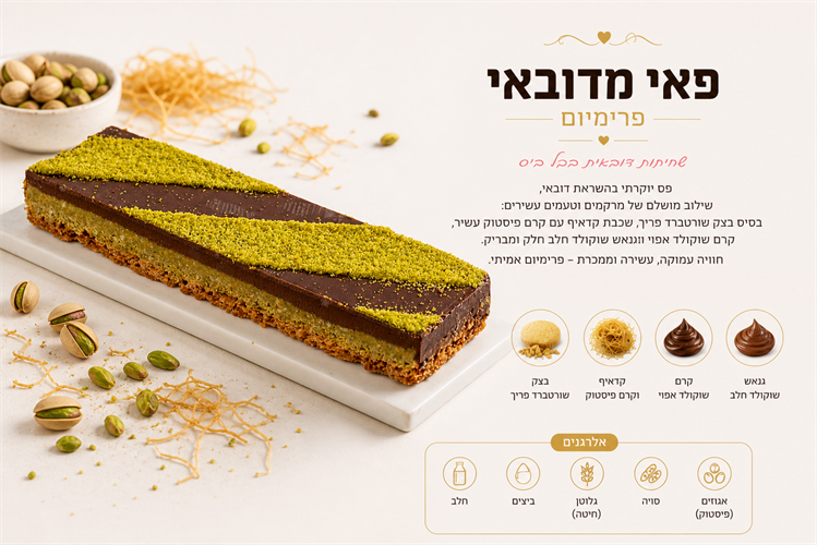 פאי דובאי חלומי - חלבי