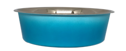 קערת מזון מעוצבת White Blue עם גומיות בתחתית בנפח 1.65 ליטר