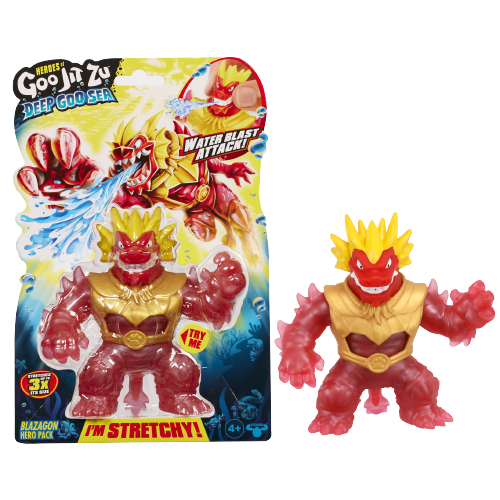 גו ג'יט זו - בובה נמתחת מפלצות ים - סטרץ' Deep Goo Sea בלזאגון - Goo Jit Zu