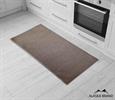 שטיח מטבח איכותי בתוספת גומי בתחתית דגם - ליאופורד חום בג' (מתנקה בקלות!) *4 מידות*