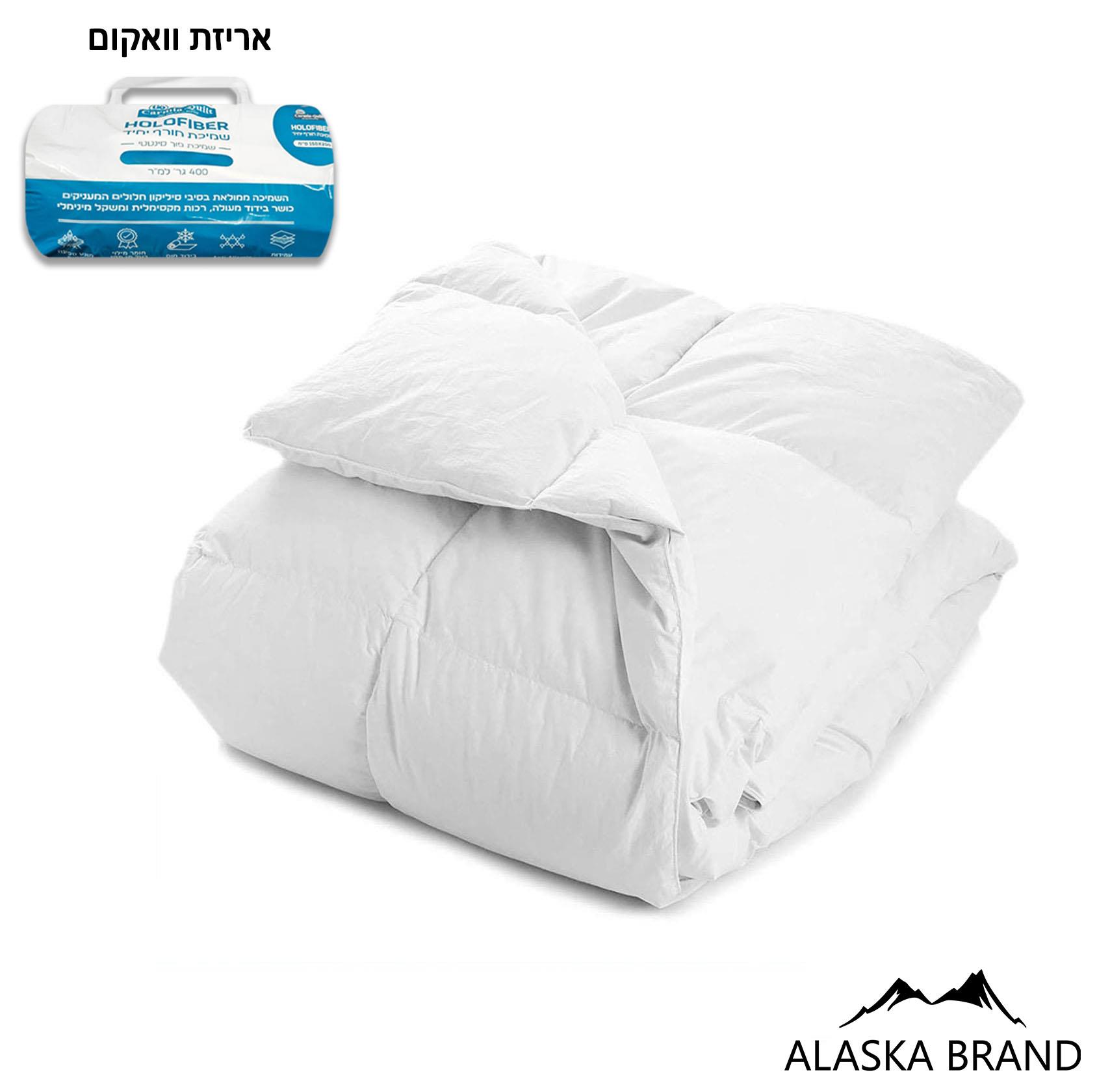 שמיכת פוך דקה דגם Luna - מילוי כ400 גרם מסיבי סיליקון