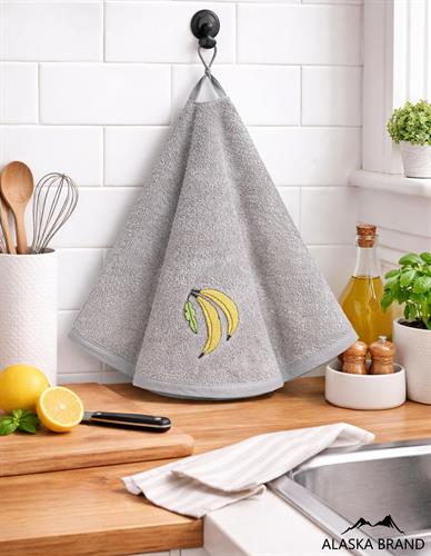 מגבות עגולות במבחר צבעים מבד 100% כותנה - בתוספת רקמה | מבצע  3 יח' ב65!