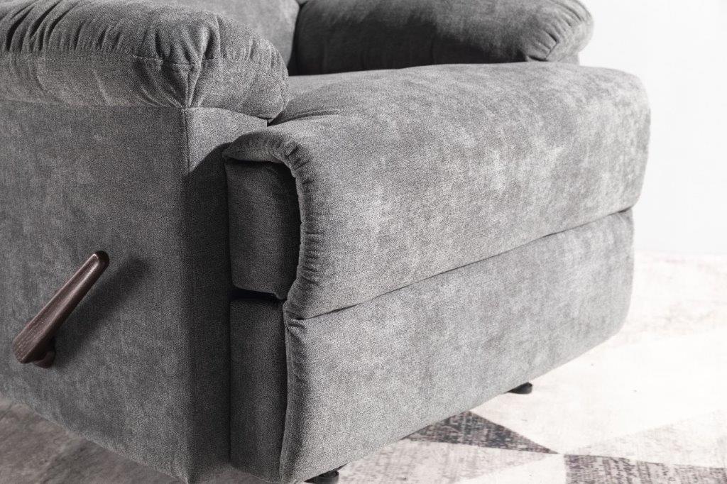 כורסאת טלוויזיה מעוצבת יוקרתית צבע אפור