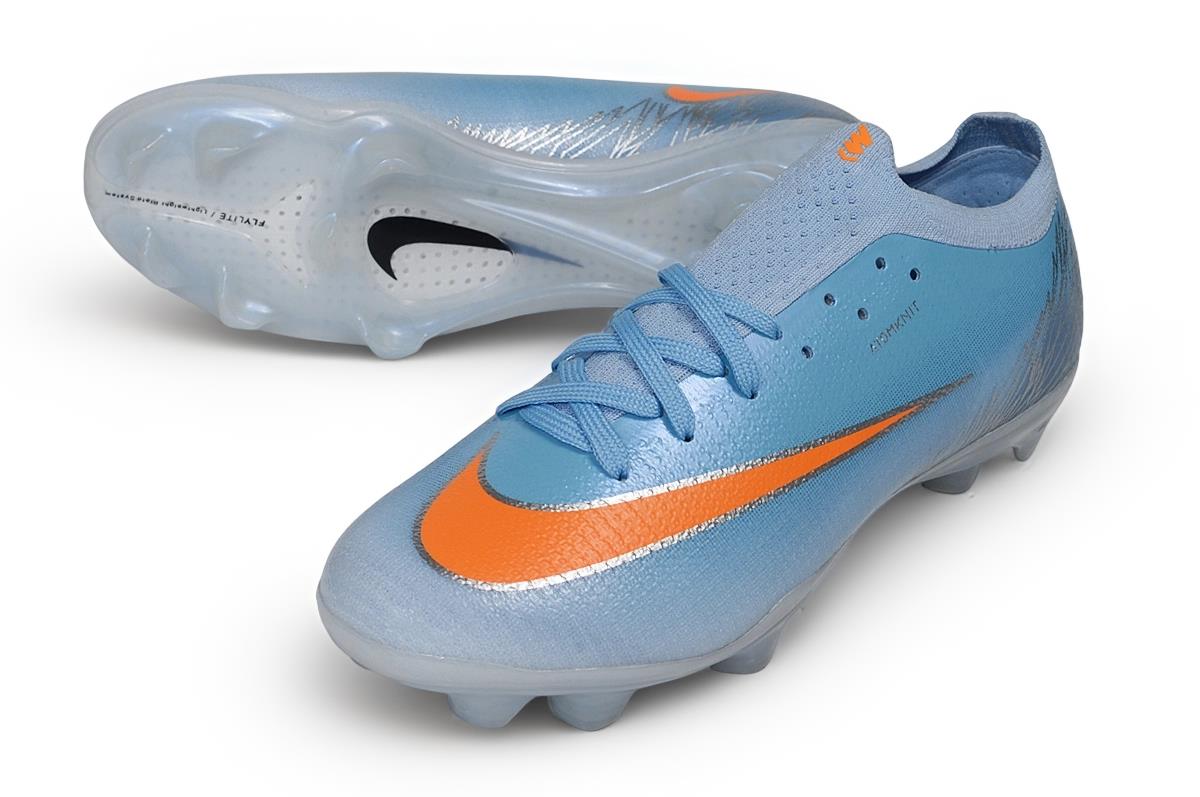 נעלי כדורגל Nike Air Zoom Mercurial Elite תכלת כתום