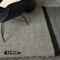 שטיח דגם - CLAS -שחור לבן
