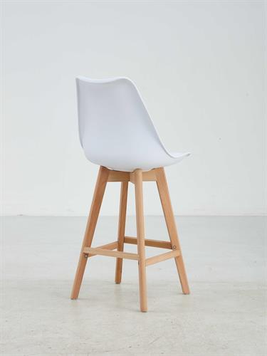 כסא בר מעוצב דגם פריז צבע לבן כסא בר מעוצב דגם פריז צבע לבן