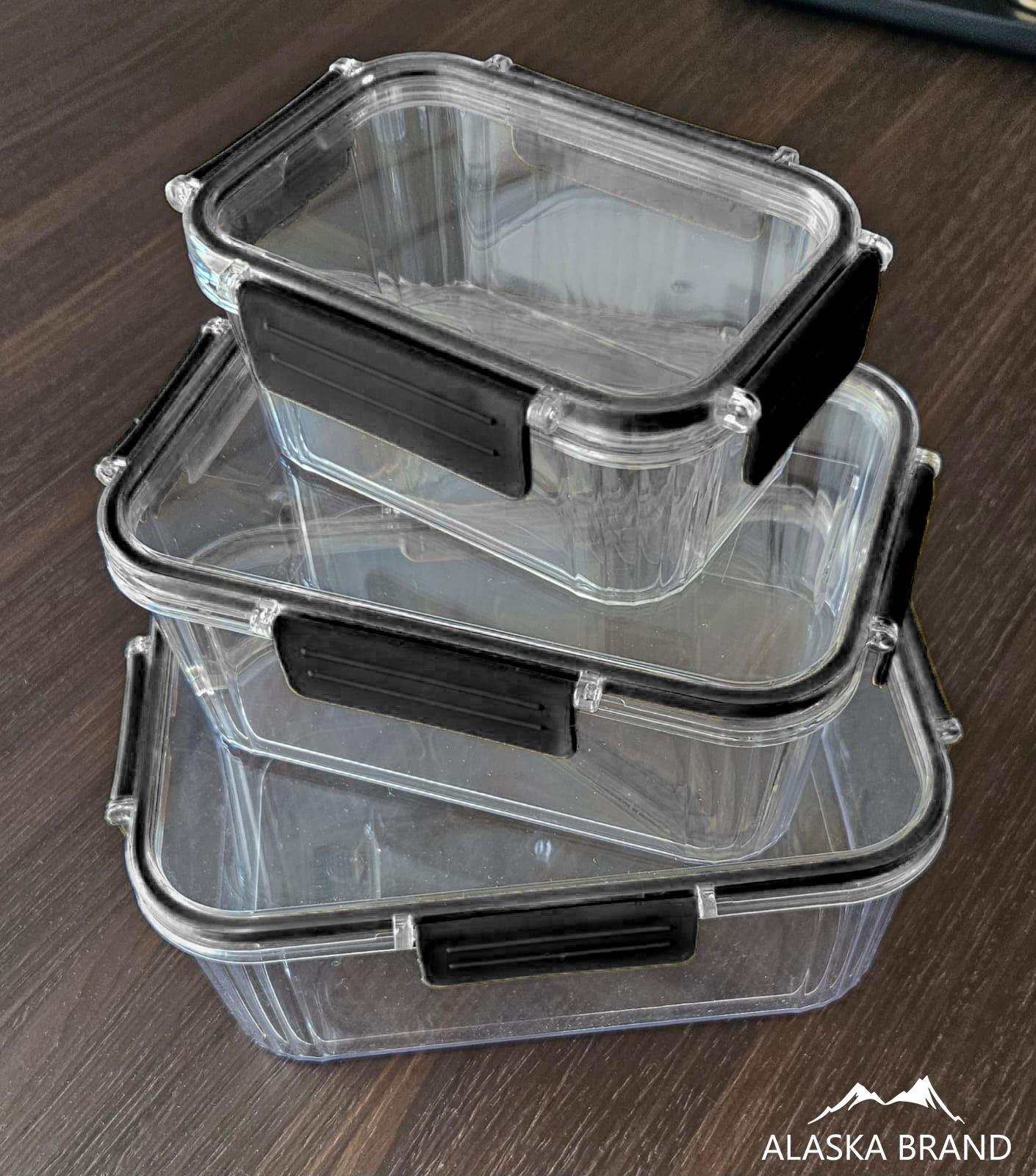 סט 3 קופסאות אחסון איכותיות דגם POP-UP | שחור