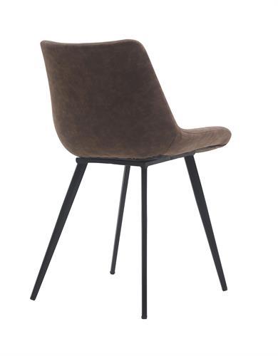 כסא לפינת אוכל דגם רון דמוי עור חום כסא לפינת אוכל דגם רון דמוי עור חום