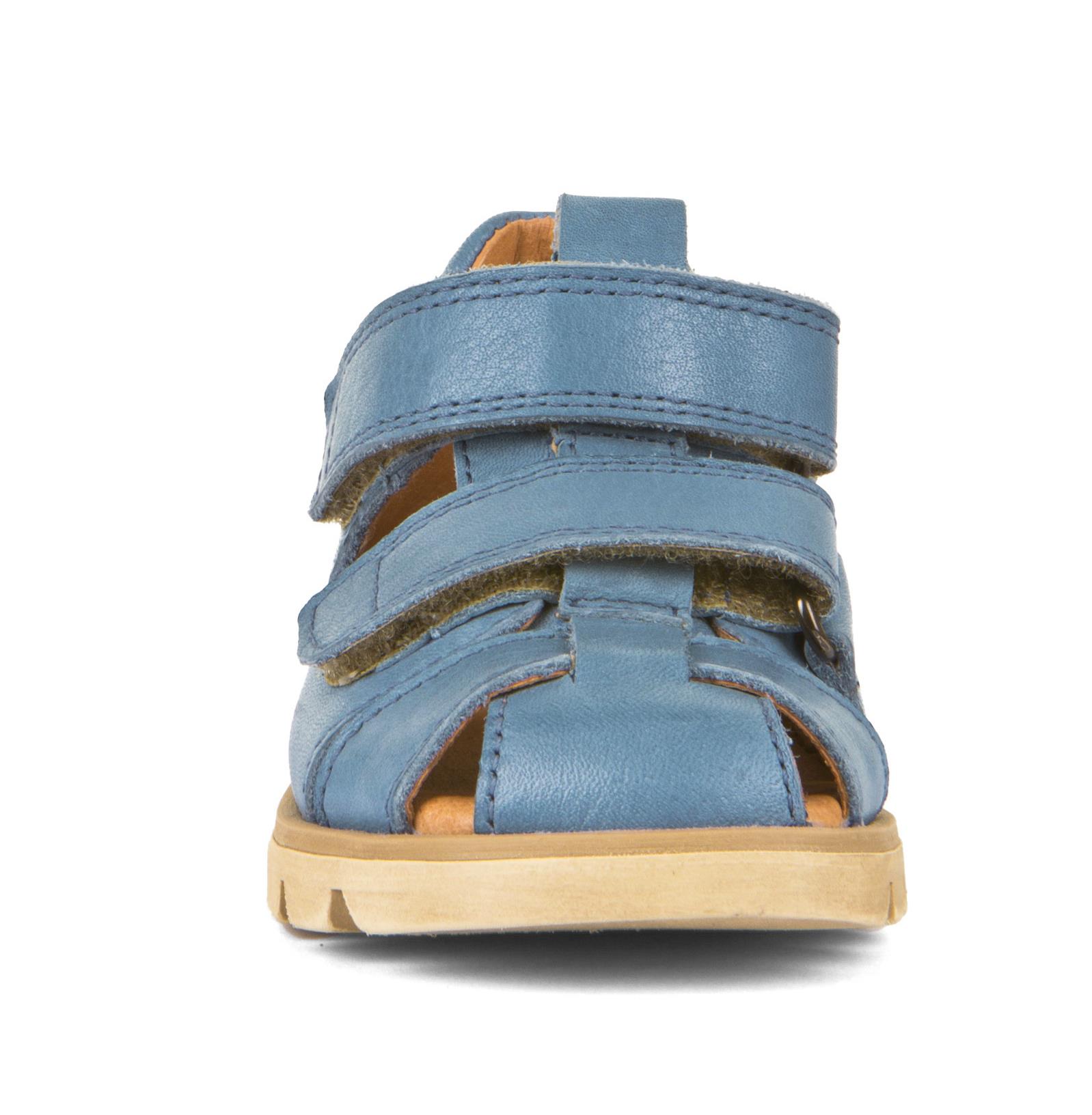 סנדלי עור פרודו וולקרו כפול FRODDO G3150213 DENIM