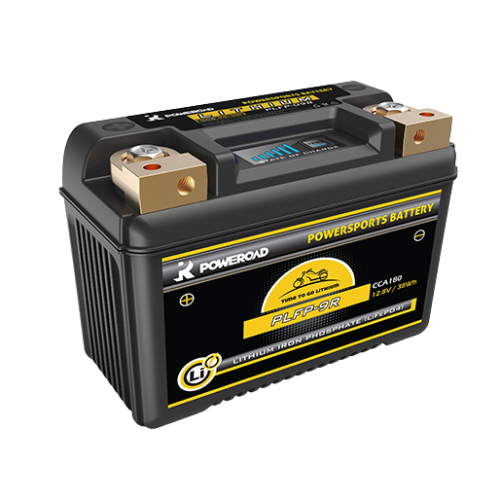 מצבר ליתיום לאופנועים וקטנועים דגם PLFP-9R מבית POWEROAD