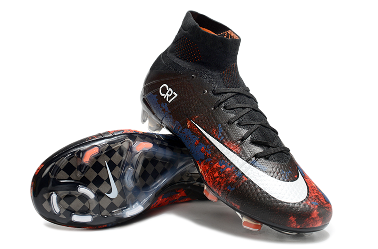 נעלי כדורגל CR7 רונאלדו Nike Air Zoom Mercurial שחור כתום