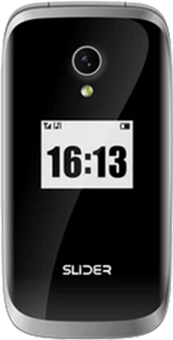 טלפון סלולרי למבוגרים SLIDER Advance W70 4G - צבע שחור - יבואן רשמי