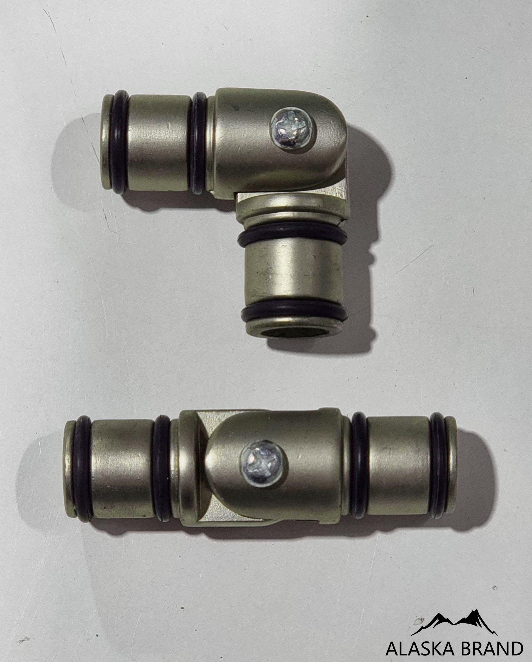 מחבר למוט וילון (לאיחוד מוטות) צבע - ניקל