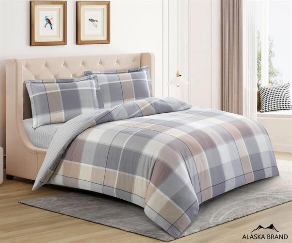 מצעי 100% כותנה רכה בצפיפות 200 חוט דגם סול | מבחר מידות