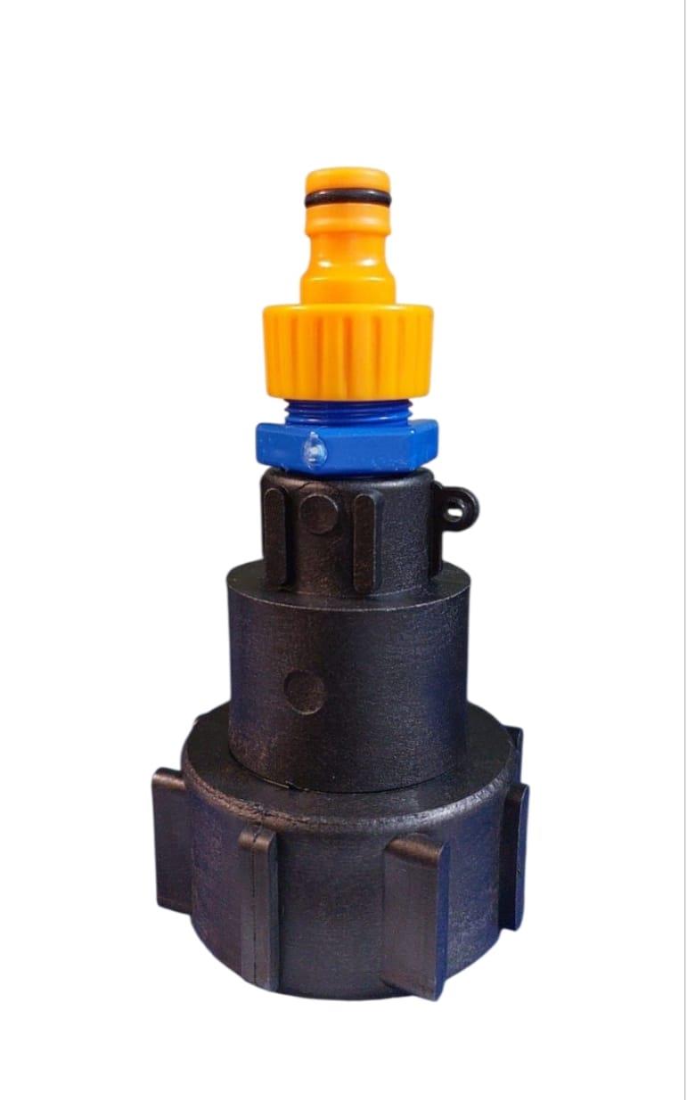 חיבור מהיר למיכל קובייה 1000L IBC ADAPTER קמפינג לייף