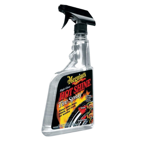 ספריי מבריק צמיגים טריגר - HOT SHINE TIRE SPRAY מבית MEGUIAR'S | תכולה 710 מ"ל