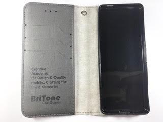 מגן ספר BriTone לשיאומי +XIAOMI QIN 1S בצבע אפור