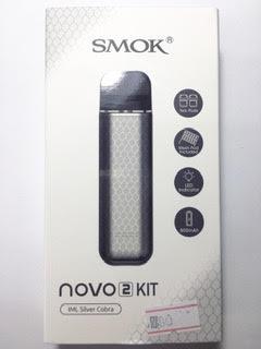 סיגריה אלקטרונית רב פעמית סמוק נובו קיט SMOK NOVO KIT 2 בצבע כסף