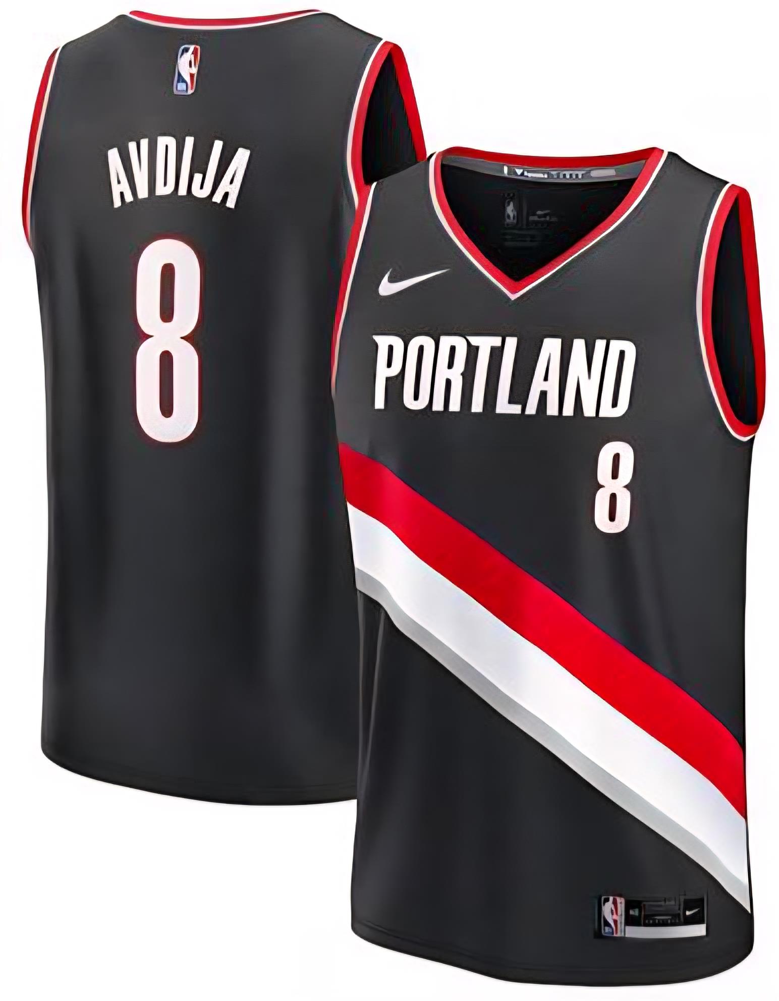 גופיית דני אבדיה #8 AVDIJA פורטלנד NBA