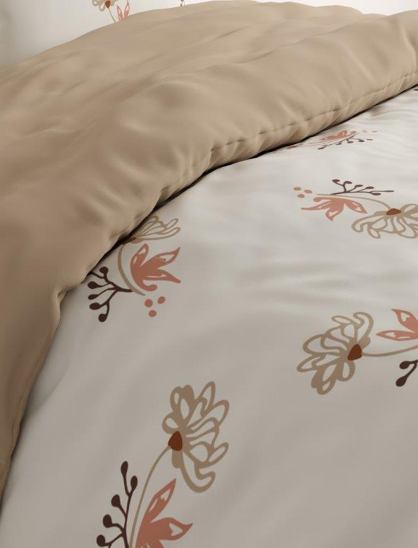 סט מצעים זוגי 100% כותנה דגם - עמית