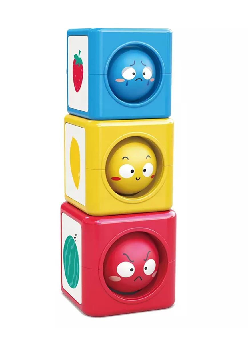 מגדל קוביות + כדורים