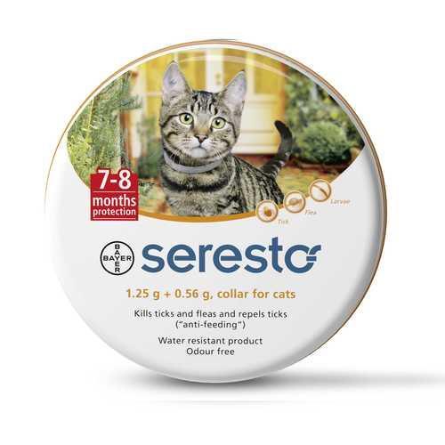 סרסטו קולר לטיפול נגד קרציות ופרעושים לחתול Sersto