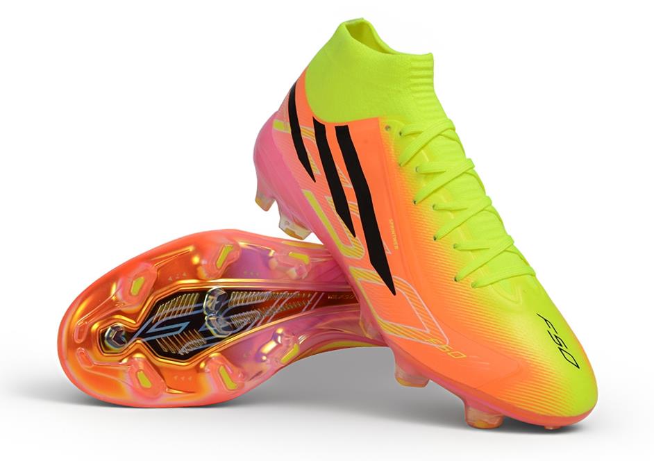 נעלי כדורגל אדידס Adidas F50 צהוב כתום
