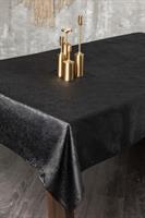 מפת שולחן מלבנית / עגולה בסגנון גאומטרי דגם - ברלין שחור