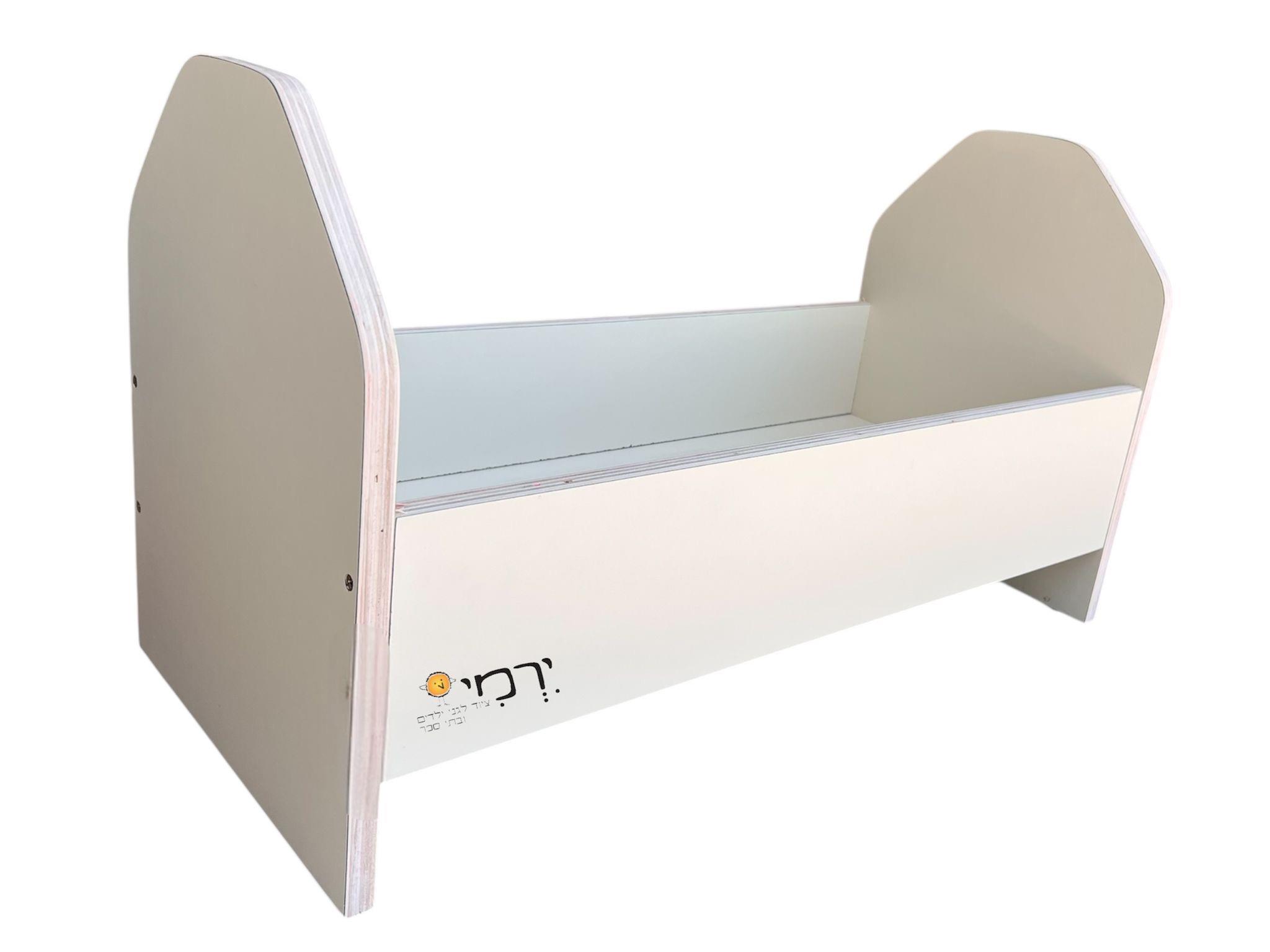 מיטת בובה עץ במבחר גוונים