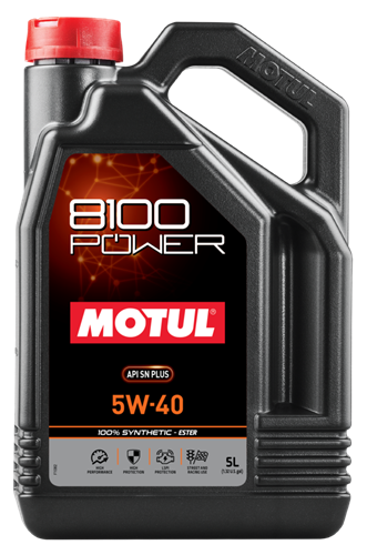 שמן מנוע 5 ליטר POWER 8100 5W-40 מבית MOTUL