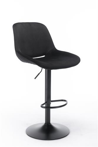כסא בר מתכוונן דגם קנזס צבע שחור
