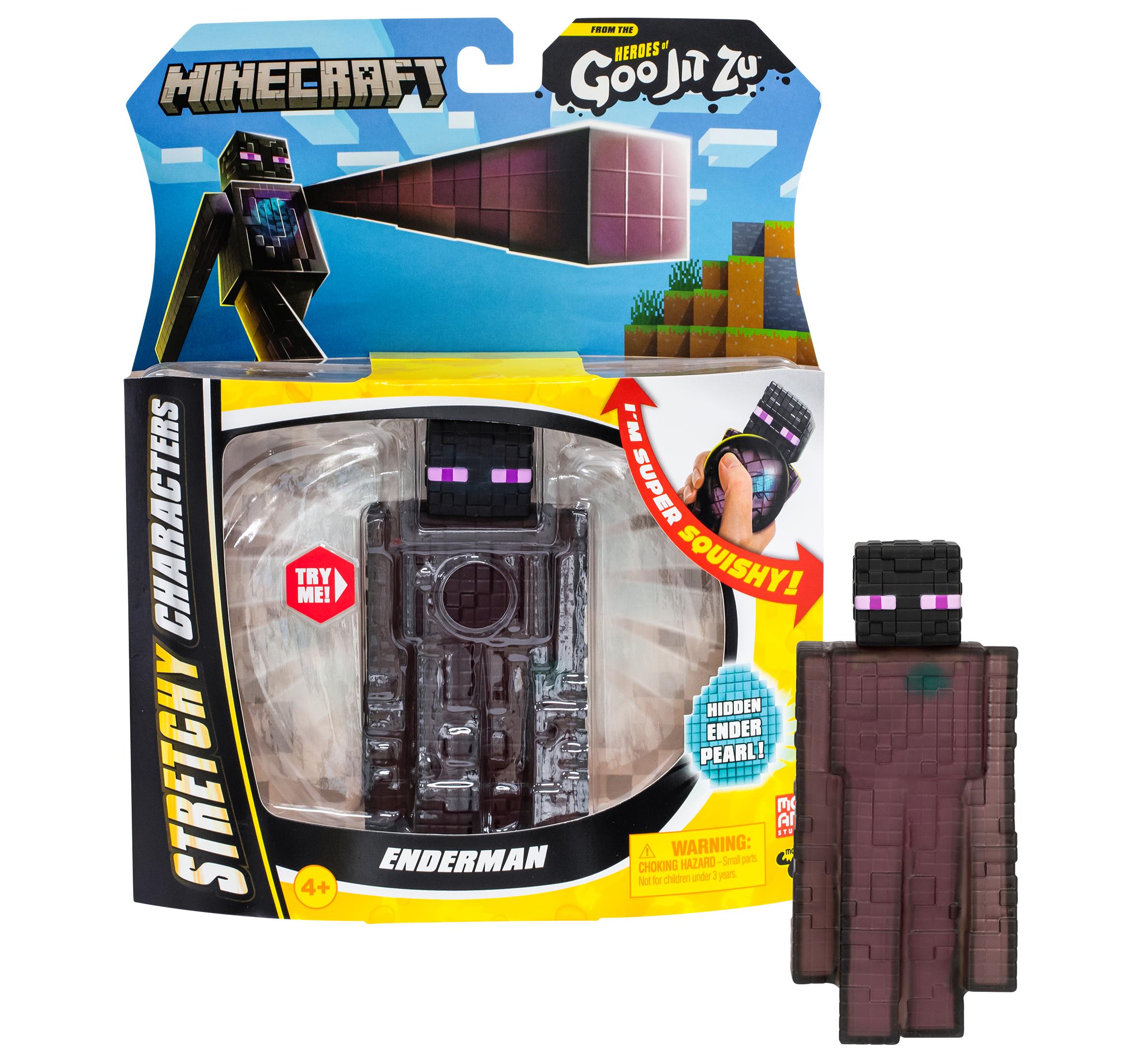 גו ג'יט זו X מיינקראפט - בובה נמתחת - סטרץ' Minecraft   איש העולם התחתון - Goo Jit Zu