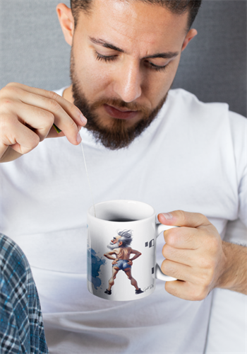 ספל מעוצב כמתנה מגניבה, כוס קפה עם אופי, ספל הומוריסטי לאנשים שלא לוקחים הכול ברצינות