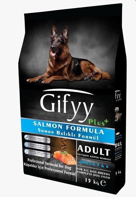 Giffy מזון לכלב בוגר בטעם דגים 15 ק"ג