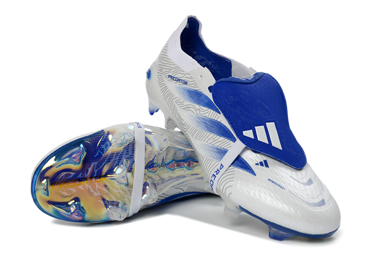 נעלי כדורגל אדידס Adidas Predator Elite FG לבן כחול